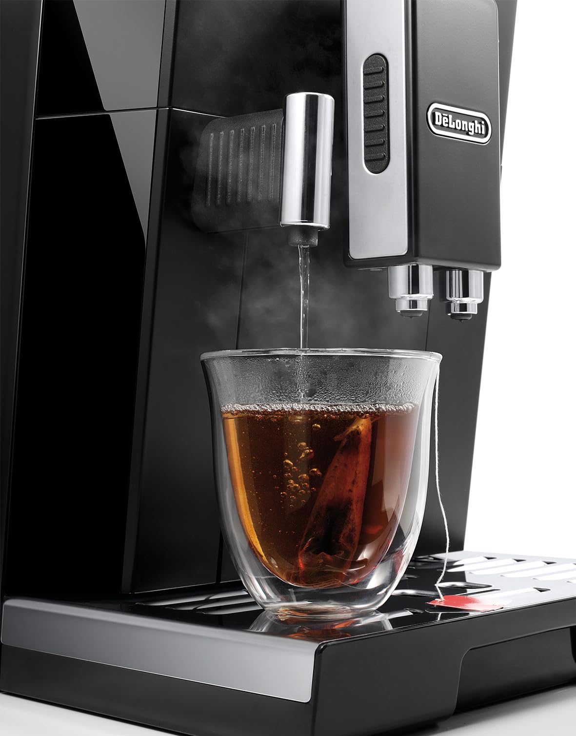 Macchivo - Eletta, Espresso-Vollautomat mit Bohnemahler, exklusivi Milchgetränktechnologie, 2L, Schwarz
