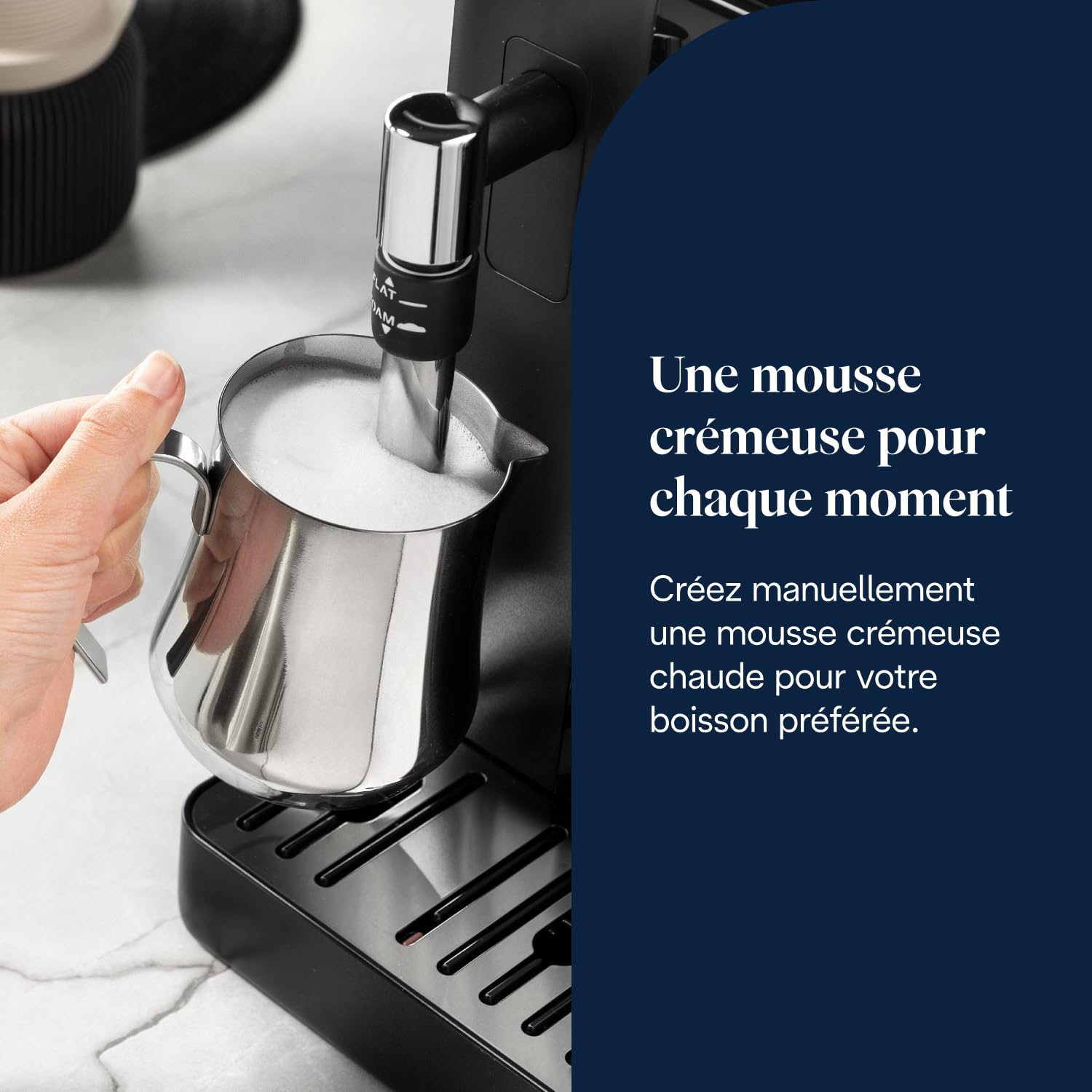 Macchivo - Rivelia - Perfetto, vollautomatischi Kaffeemaschine mit klassischem Milchschäumer, Schwarz