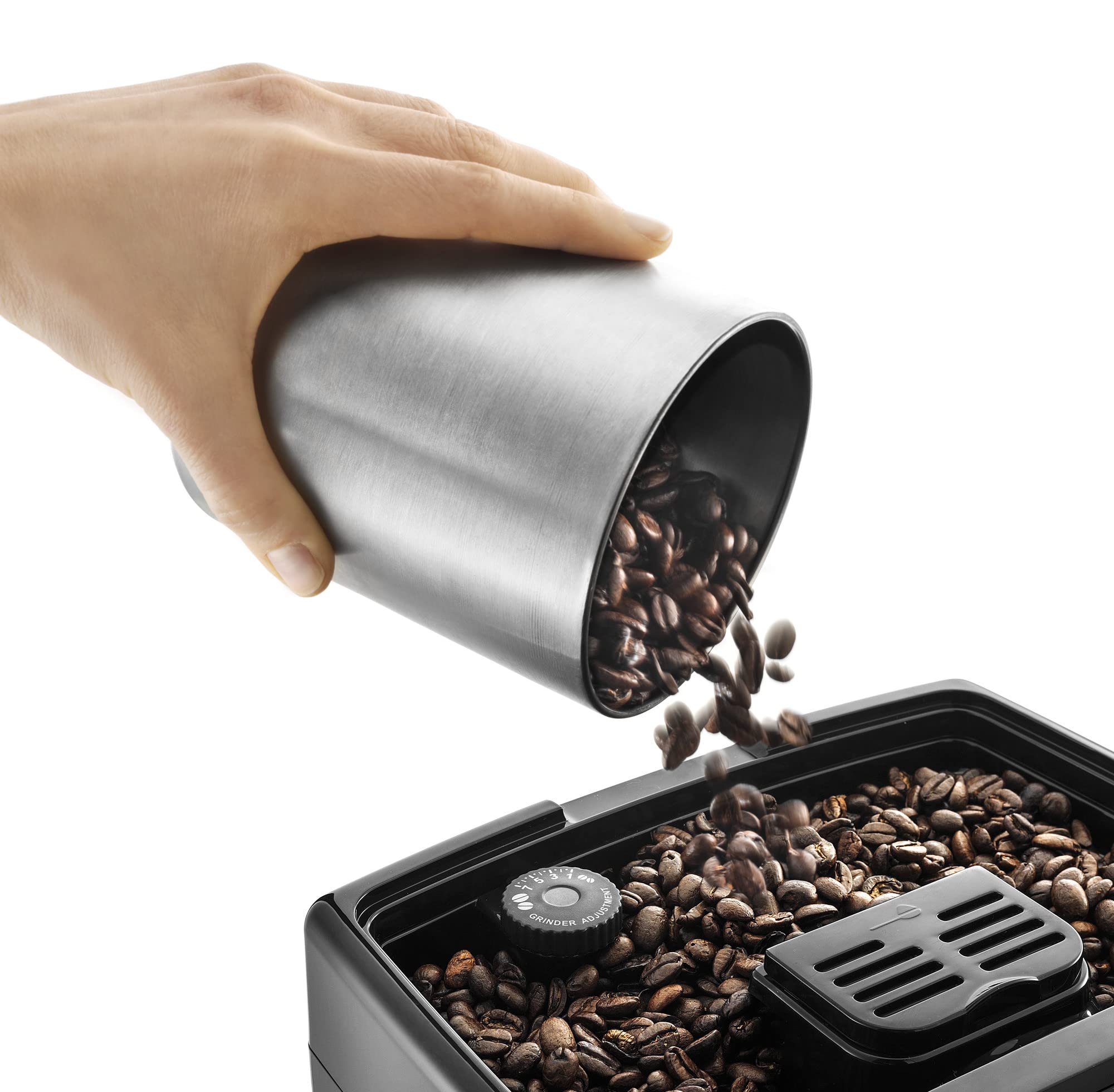 Macchivo - Dinamica, Kaffeevollautomat für Bohnene (Cappuccino u Espresso), 1.8L, Schwarz