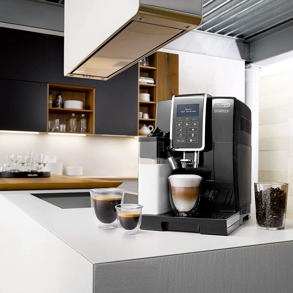 Macchivo - Dinamica, Kaffeevollautomat für Bohnene (Cappuccino u Espresso), 1.8L, Schwarz