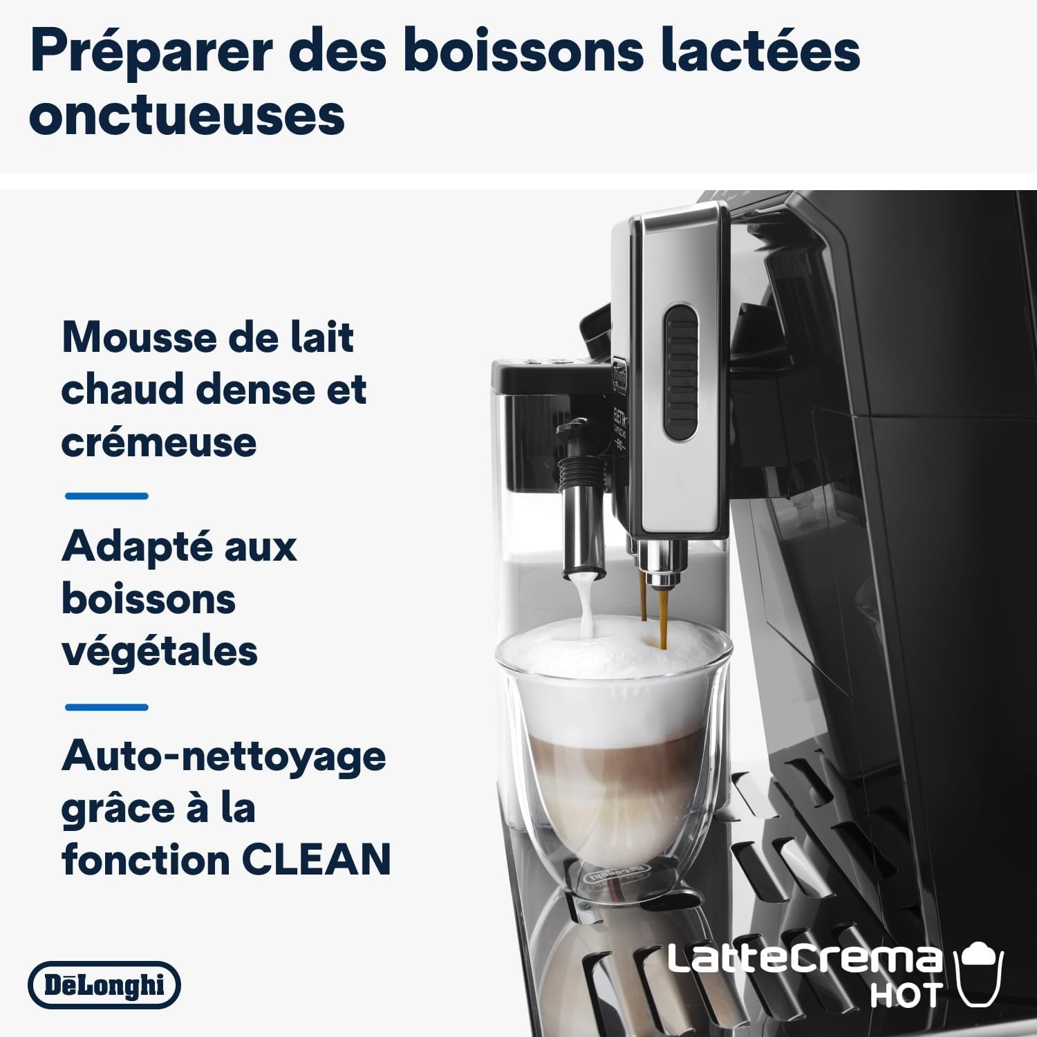 Macchivo - Eletta Evo, Kaffeevollautomat für Bohnene (Espresso- und Cappuccino-Maschine), Touch-LCD-Bildschirm, Schwarz