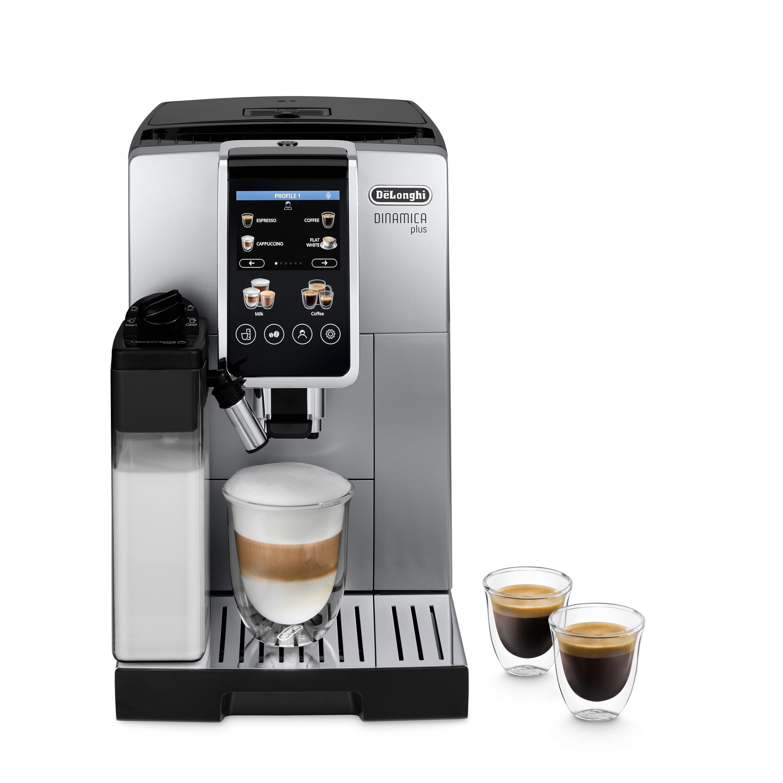 Macchivo - Dinamica Plus, vollautomatischi Kaffeevollautomat (Bohni), Silber/Schwarz