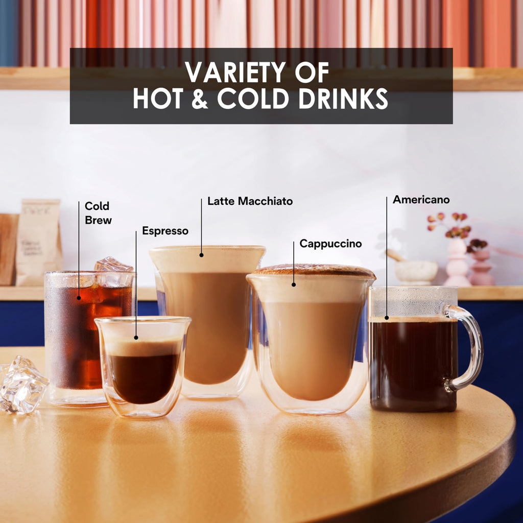 Macchivo - La Specialista Arte Evo, Espresso-Maschine mit Cold Brew-Funktion, Metall