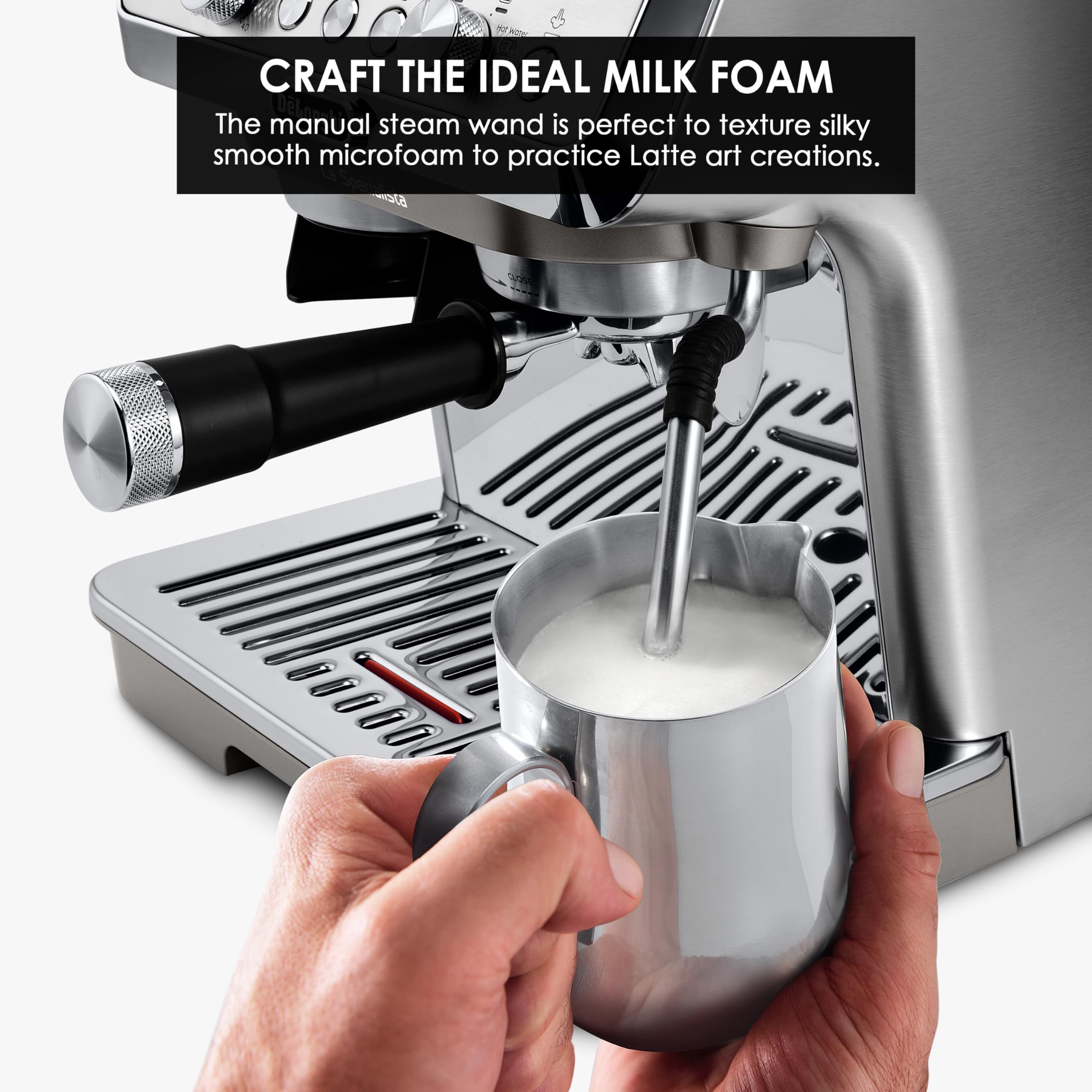 Macchivo - La Specialista Arte Evo, Espresso-Maschine mit Cold Brew-Funktion, Metall