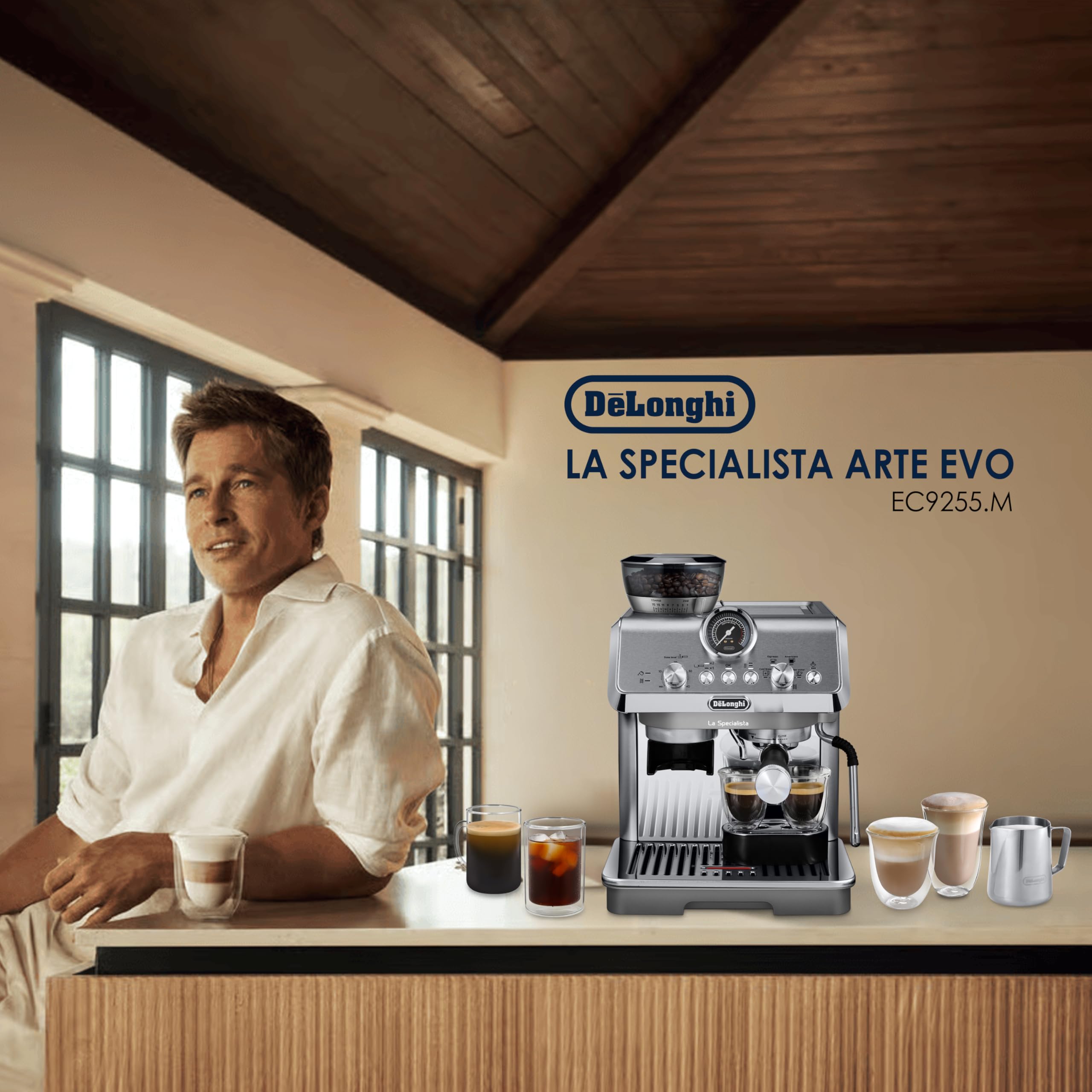 Macchivo - La Specialista Arte Evo, Espresso-Maschine mit Cold Brew-Funktion, Metall